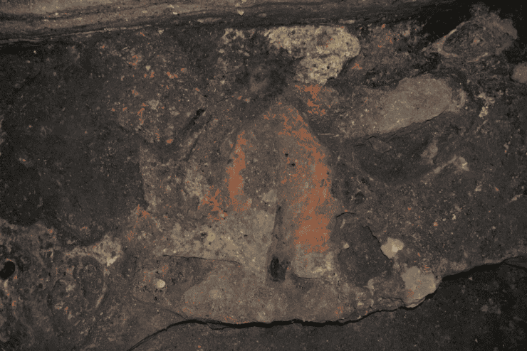 發掘調查中發現的鍛冶爐